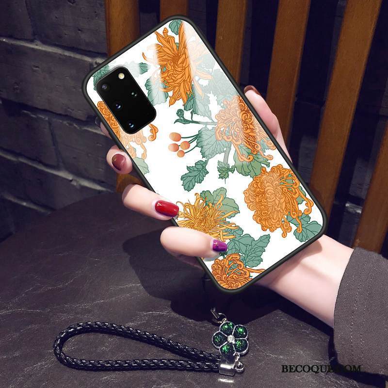 Kuori Samsung Galaxy S20+ Laukut Puhelimen Kuoret Kustannukset, Kotelo Samsung Galaxy S20+ Silikoni Lasi Suuntaus