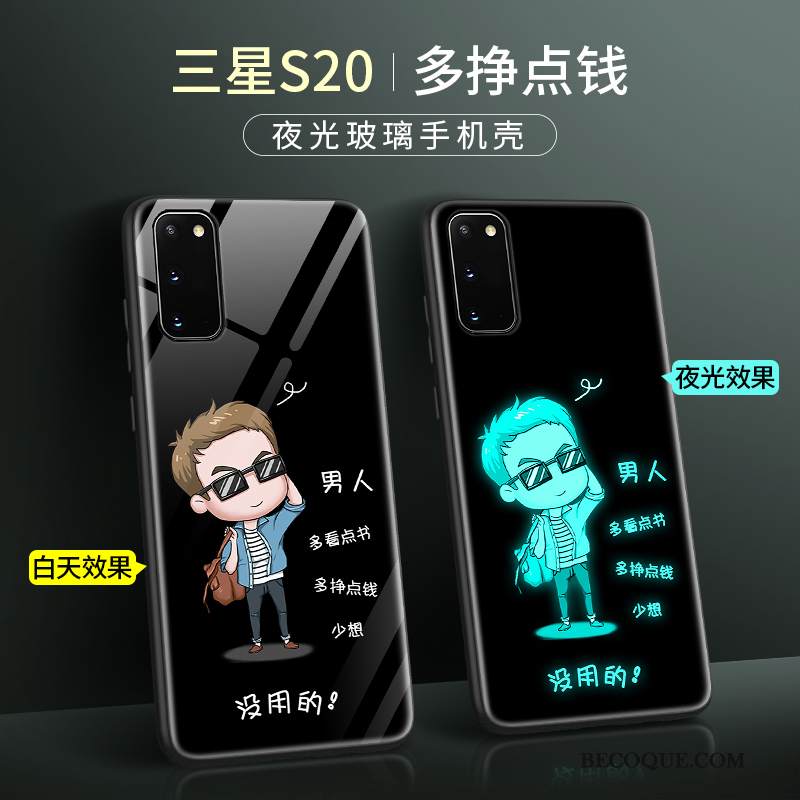 Kuori Samsung Galaxy S20 Laukut Yksinkertainen Puhelimen Kuoret, Kotelo Samsung Galaxy S20 Kirkas Lasi