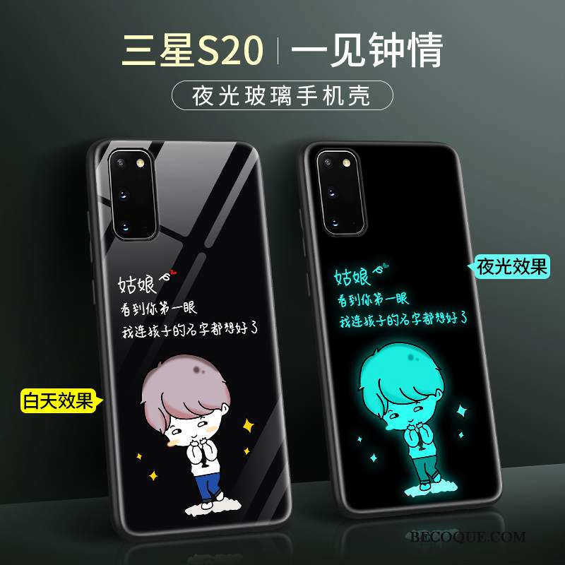 Kuori Samsung Galaxy S20 Laukut Yksinkertainen Puhelimen Kuoret, Kotelo Samsung Galaxy S20 Kirkas Lasi