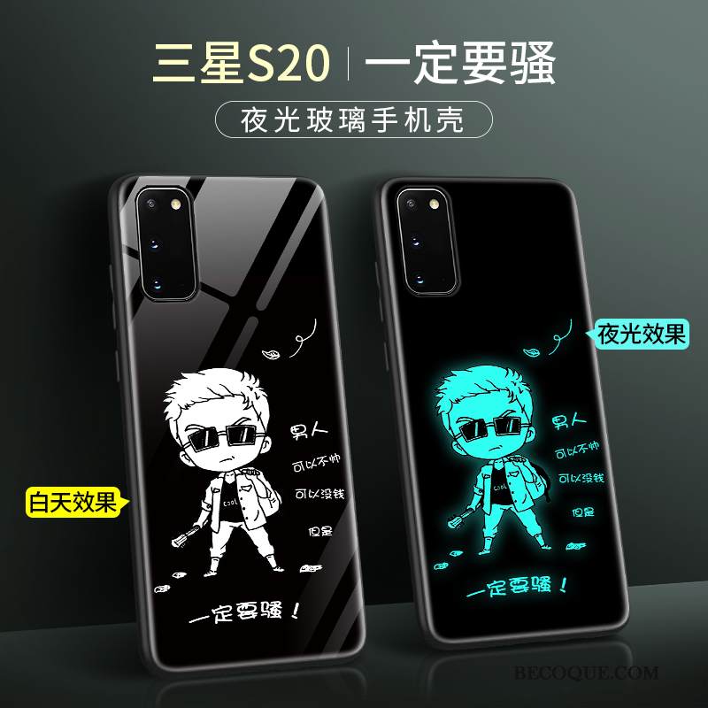 Kuori Samsung Galaxy S20 Laukut Yksinkertainen Puhelimen Kuoret, Kotelo Samsung Galaxy S20 Kirkas Lasi