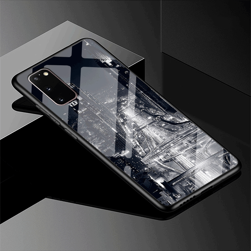 Kuori Samsung Galaxy S20 Luova Lasi Muokata, Kotelo Samsung Galaxy S20 Suojaus Valkoinen Persoonallisuus