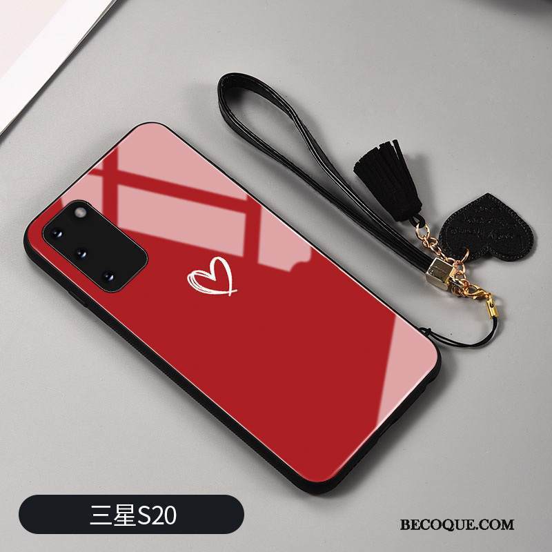 Kuori Samsung Galaxy S20 Luova Peili Rakastunut, Kotelo Samsung Galaxy S20 Silikoni Trendi Puhelimen Kuoret