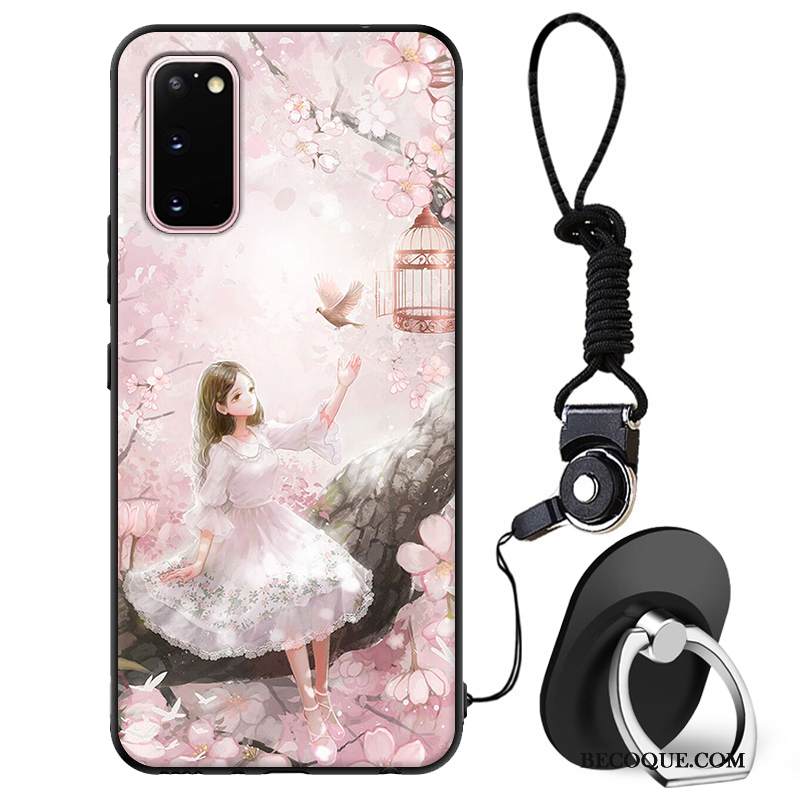 Kuori Samsung Galaxy S20 Luova Sininen Ihana, Kotelo Samsung Galaxy S20 Silikoni Murtumaton Puhelimen Kuoret