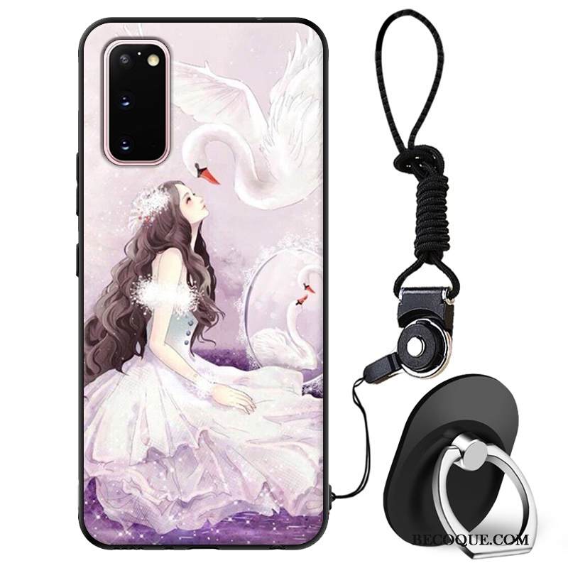 Kuori Samsung Galaxy S20 Luova Sininen Ihana, Kotelo Samsung Galaxy S20 Silikoni Murtumaton Puhelimen Kuoret