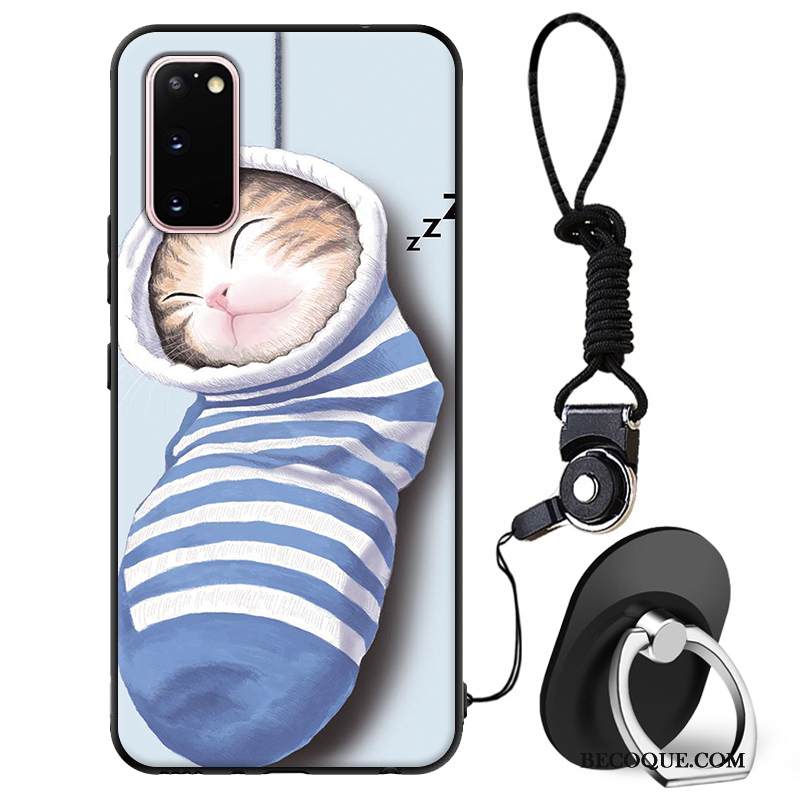 Kuori Samsung Galaxy S20 Luova Sininen Ihana, Kotelo Samsung Galaxy S20 Silikoni Murtumaton Puhelimen Kuoret