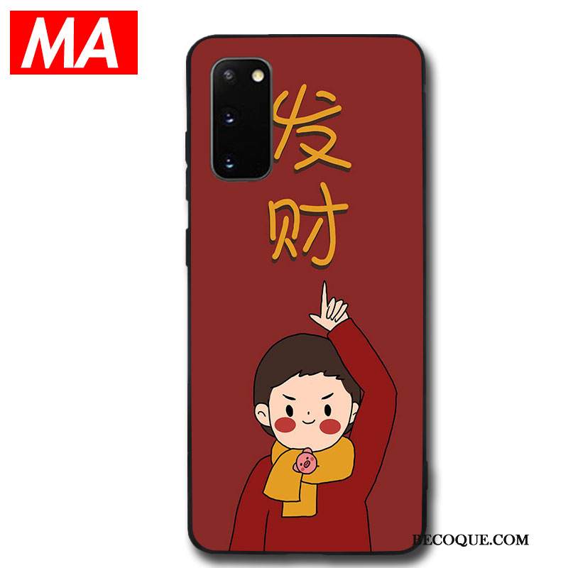 Kuori Samsung Galaxy S20 Luova Tuuli Rakastunut, Kotelo Samsung Galaxy S20 Maalaus Punainen Pitkä