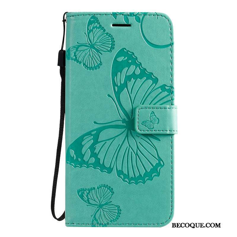 Kuori Samsung Galaxy S20+ Nahka Puhelimen Kuoret Murtumaton, Kotelo Samsung Galaxy S20+ Laukut Vihreä