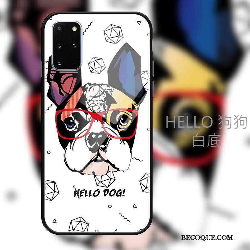 Kuori Samsung Galaxy S20+ Pehmeä Neste Koira Punainen, Kotelo Samsung Galaxy S20+ Sarjakuva Puhelimen Kuoret Ihana