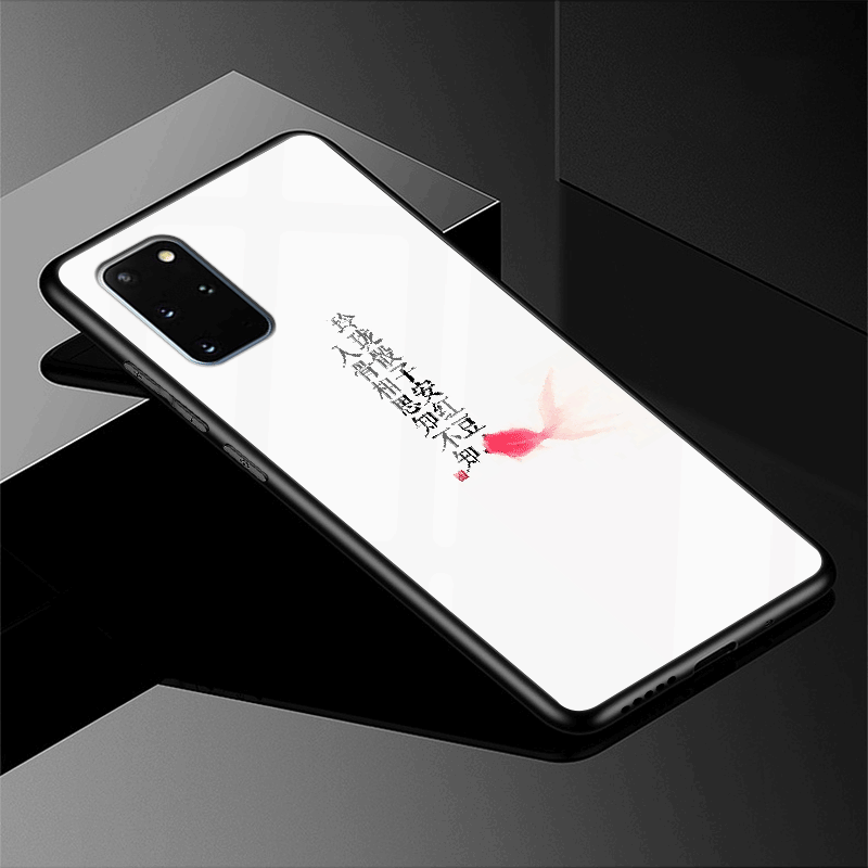 Kuori Samsung Galaxy S20+ Pehmeä Neste Persoonallisuus Malli, Kotelo Samsung Galaxy S20+ Suojaus Murtumaton Punainen