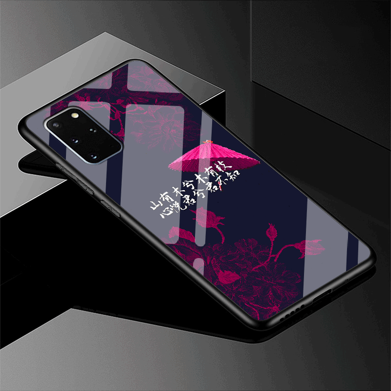 Kuori Samsung Galaxy S20+ Pehmeä Neste Persoonallisuus Malli, Kotelo Samsung Galaxy S20+ Suojaus Murtumaton Punainen