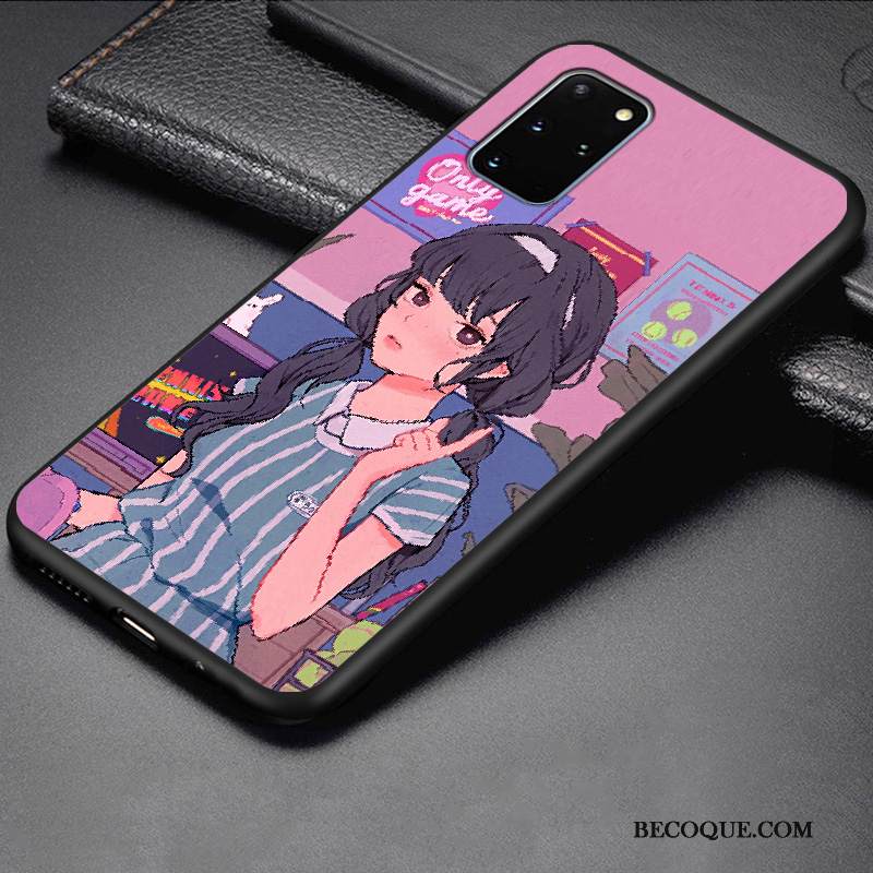 Kuori Samsung Galaxy S20+ Pehmeä Neste Persoonallisuus Murtumaton, Kotelo Samsung Galaxy S20+ Suojaus Yksinkertainen Trendi