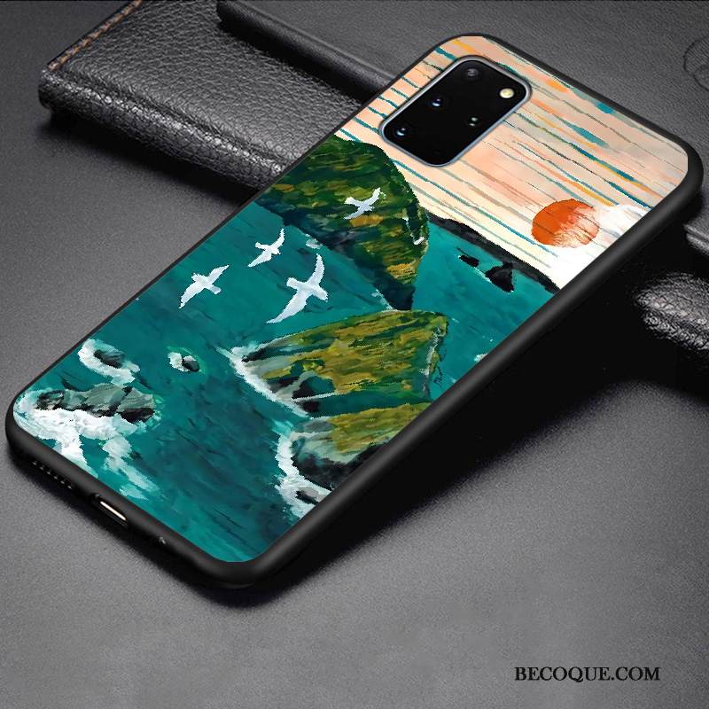 Kuori Samsung Galaxy S20+ Pehmeä Neste Persoonallisuus Murtumaton, Kotelo Samsung Galaxy S20+ Suojaus Yksinkertainen Trendi