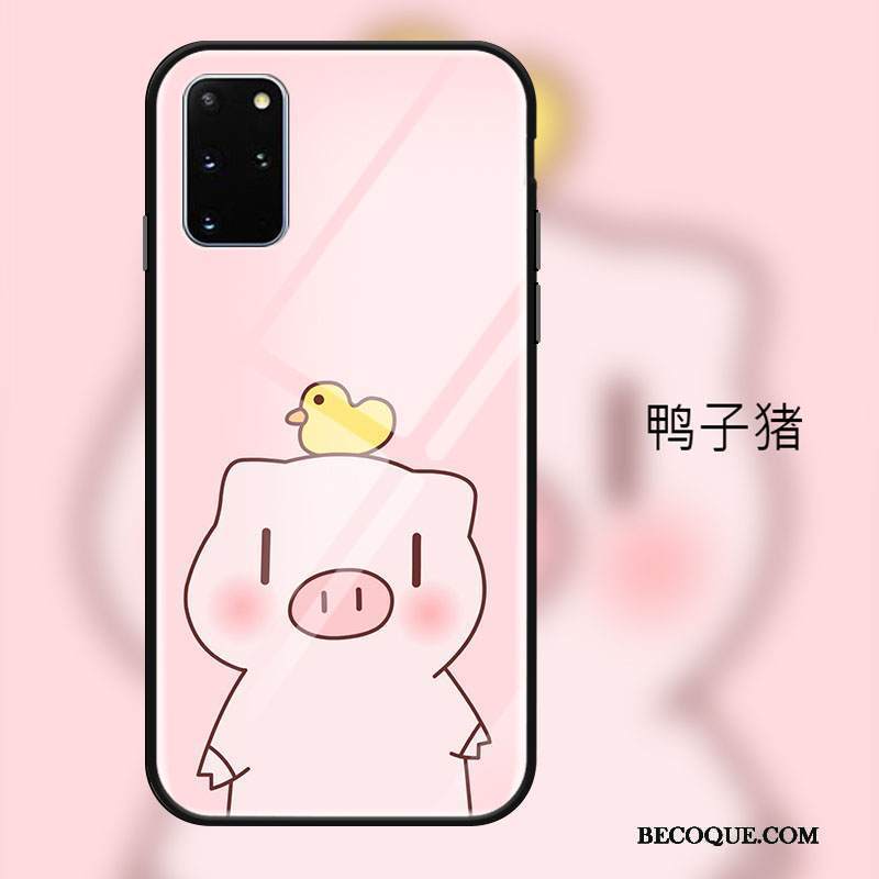 Kuori Samsung Galaxy S20 Pehmeä Neste Puhelimen Kuoret Peili, Kotelo Samsung Galaxy S20 Sarjakuva Ihana Ripustettavat Koristeet
