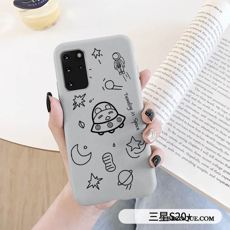 Kuori Samsung Galaxy S20+ Pehmeä Neste Puhelimen Kuoret Persoonallisuus, Kotelo Samsung Galaxy S20+ Silikoni Yksinkertainen Trendi