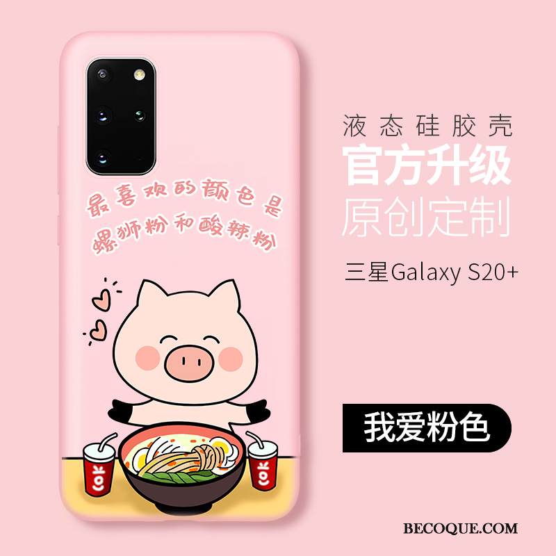 Kuori Samsung Galaxy S20+ Pehmeä Neste Sininen Tide-brändi, Kotelo Samsung Galaxy S20+ Silikoni Ihana Puhelimen Kuoret