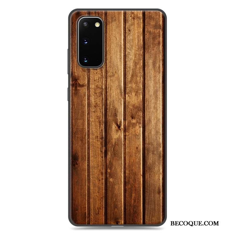 Kuori Samsung Galaxy S20 Pehmeä Neste Yksinkertainen Sininen, Kotelo Samsung Galaxy S20 Puulajit Pesty Suede Puhelimen Kuoret
