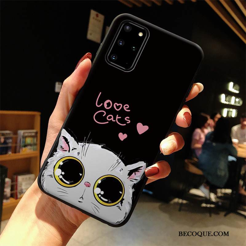 Kuori Samsung Galaxy S20+ Sarjakuva Ihana Murtumaton, Kotelo Samsung Galaxy S20+ Laukut Puhelimen Kuoret Valkoinen