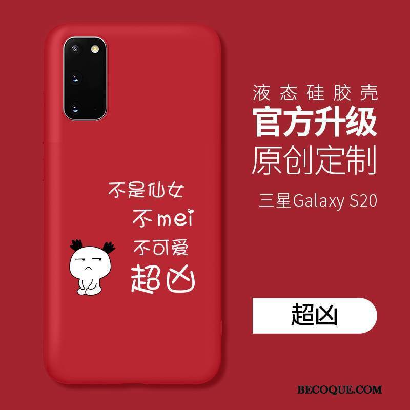 Kuori Samsung Galaxy S20 Sarjakuva Ihana Puhelimen Kuoret, Kotelo Samsung Galaxy S20 Laukut Sininen