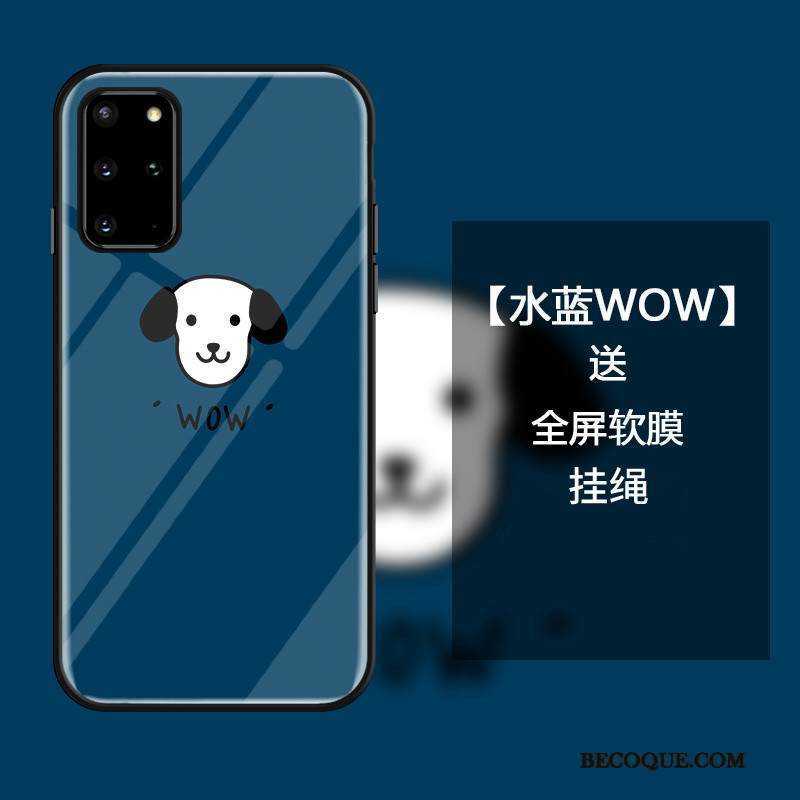 Kuori Samsung Galaxy S20+ Sarjakuva Murtumaton Yksinkertainen, Kotelo Samsung Galaxy S20+ Suojaus Lasi Keltainen