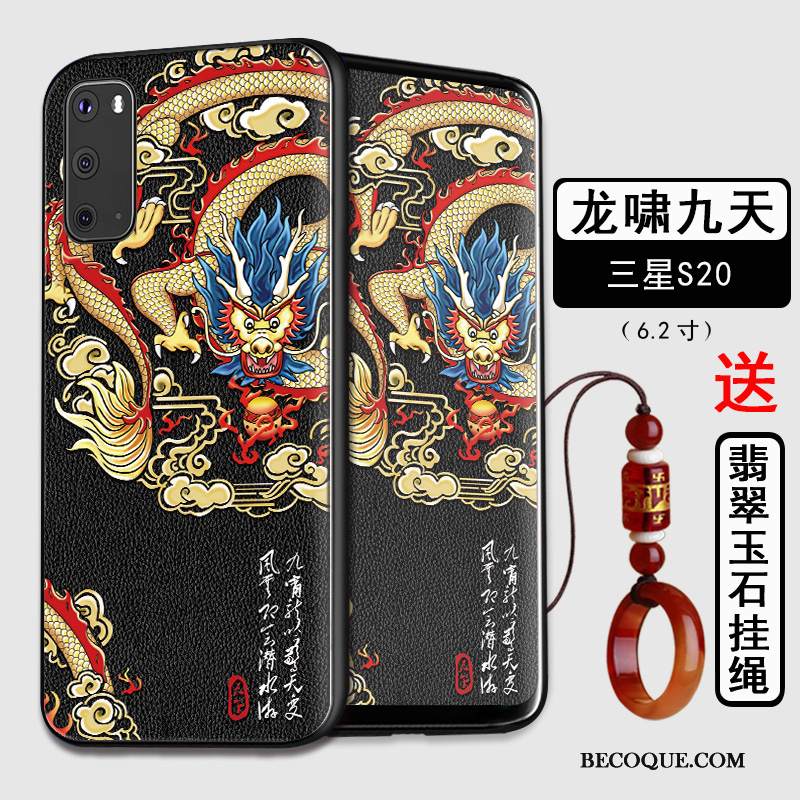 Kuori Samsung Galaxy S20 Silikoni Murtumaton Kiinalainen Tyyli, Kotelo Samsung Galaxy S20 Pehmeä Neste Pesty Suede Sininen