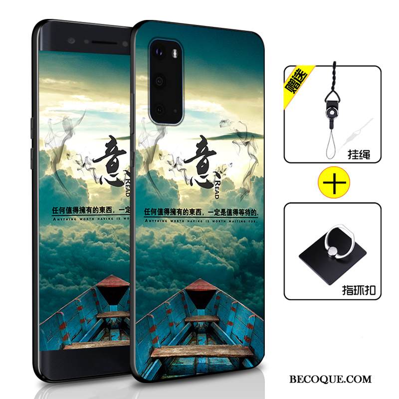 Kuori Samsung Galaxy S20 Silikoni Persoonallisuus Vihreä, Kotelo Samsung Galaxy S20 Laukut Puhelimen Kuoret Murtumaton