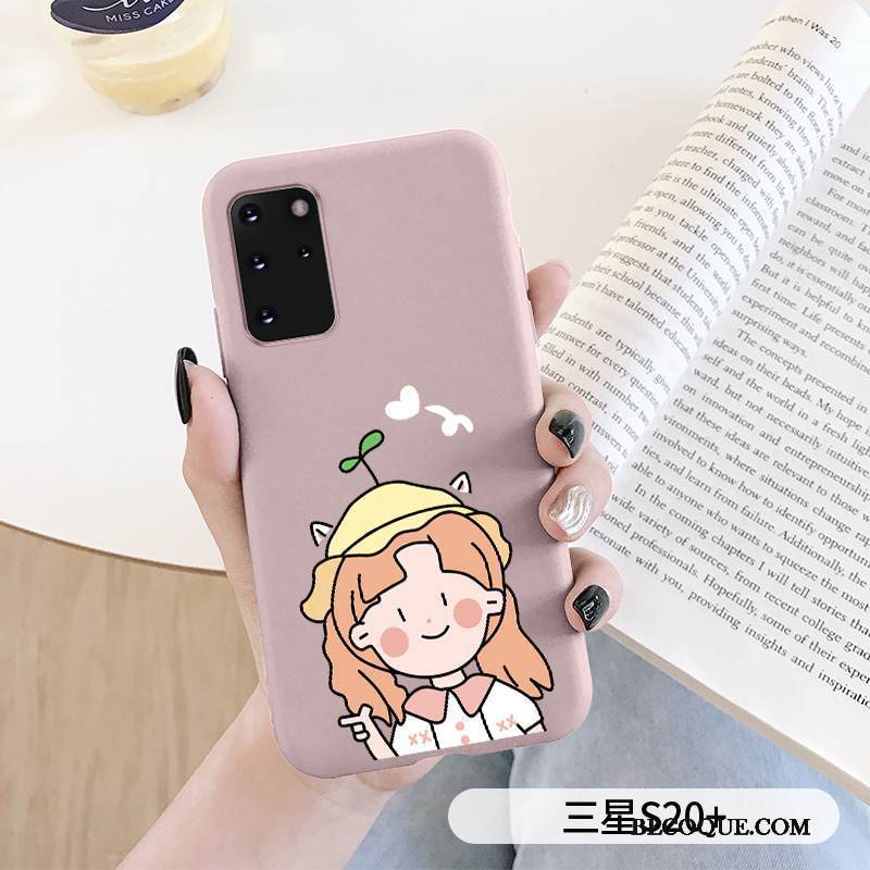 Kuori Samsung Galaxy S20+ Silikoni Sininen Murtumaton, Kotelo Samsung Galaxy S20+ Suojaus Puhelimen Kuoret Net Red