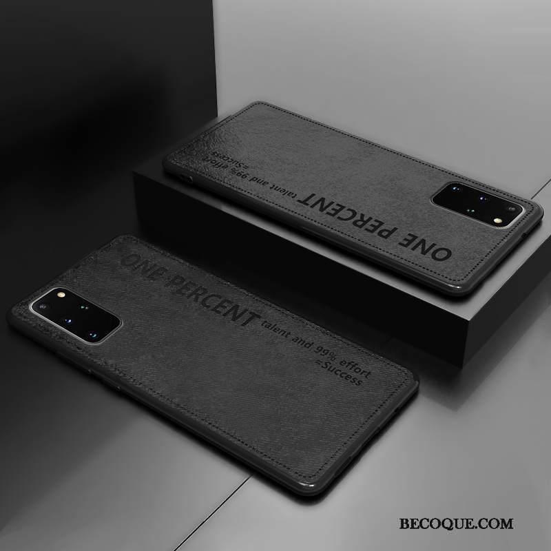 Kuori Samsung Galaxy S20+ Silikoni Trendi Puhelimen Kuoret, Kotelo Samsung Galaxy S20+ Laukut Keltainen Yksinkertainen