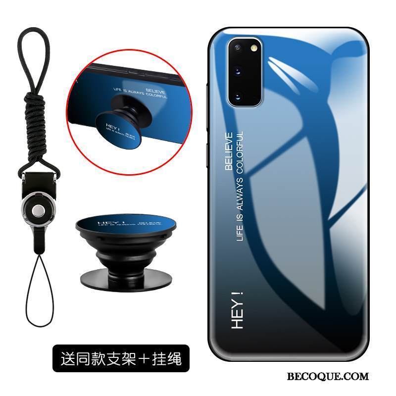 Kuori Samsung Galaxy S20 Suojaus Lasi Puhelimen Kuoret, Kotelo Samsung Galaxy S20 Tuki Trendi Peili