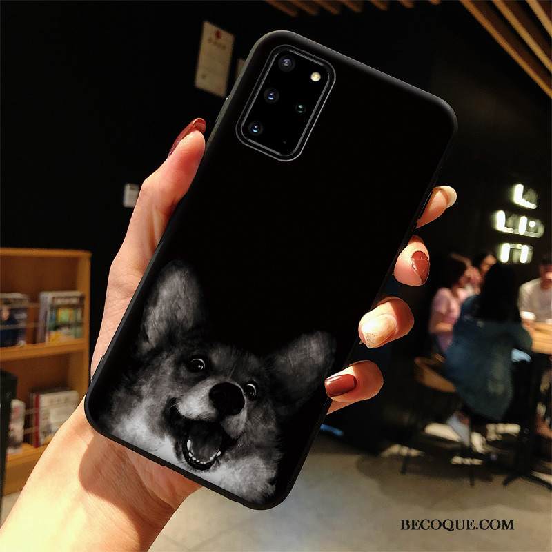 Kuori Samsung Galaxy S20+ Suojaus Musta Puhelimen Kuoret, Kotelo Samsung Galaxy S20+ Laukut Murtumaton Hauska