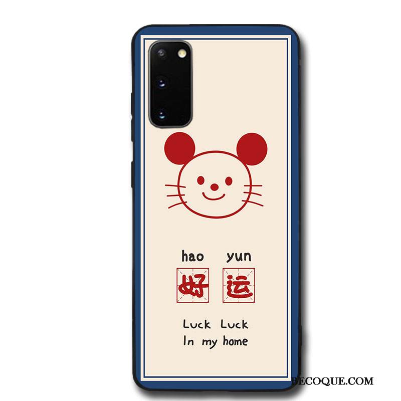 Kuori Samsung Galaxy S20 Suojaus Puhelimen Kuoret Taide, Kotelo Samsung Galaxy S20 Silikoni Valkoinen Yksinkertainen