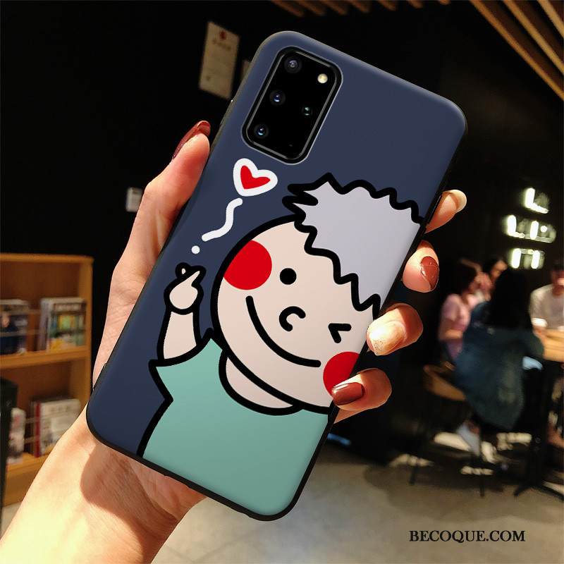 Kuori Samsung Galaxy S20+ Suojaus Rakastunut Puhelimen Kuoret, Kotelo Samsung Galaxy S20+ Laukut Murtumaton Sininen