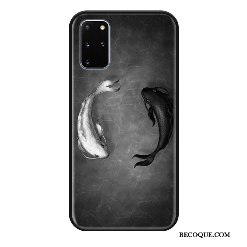 Kuori Samsung Galaxy S20+ Tila Murtumaton Puhelimen Kuoret, Kotelo Samsung Galaxy S20+ Silikoni Kiinalainen Tyyli Trendi