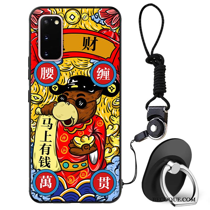 Kuori Samsung Galaxy S20 Tila Murtumaton Trendi, Kotelo Samsung Galaxy S20 Laukut Puhelimen Kuoret Punainen