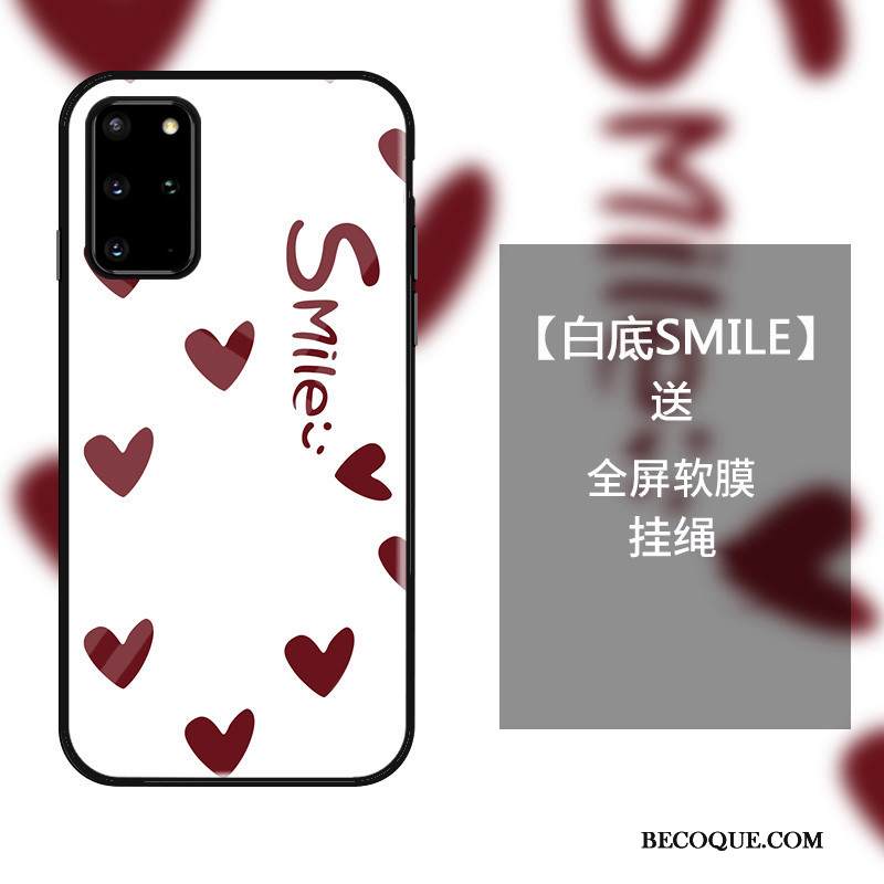 Kuori Samsung Galaxy S20+ Tila Yksinkertainen Lasi, Kotelo Samsung Galaxy S20+ Suojaus Persoonallisuus Murtumaton