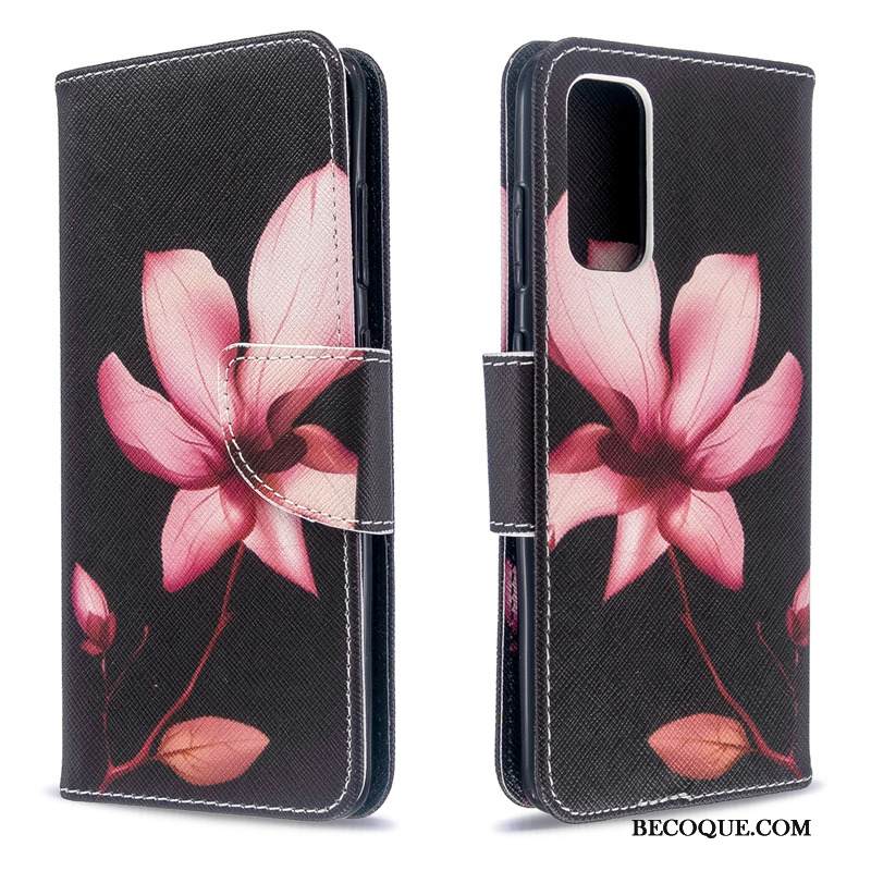 Kuori Samsung Galaxy S20+ Tuki Puhelimen Kuoret Musta, Kotelo Samsung Galaxy S20+ Nahka