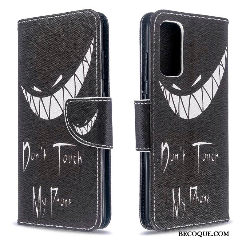 Kuori Samsung Galaxy S20+ Tuki Puhelimen Kuoret Musta, Kotelo Samsung Galaxy S20+ Nahka