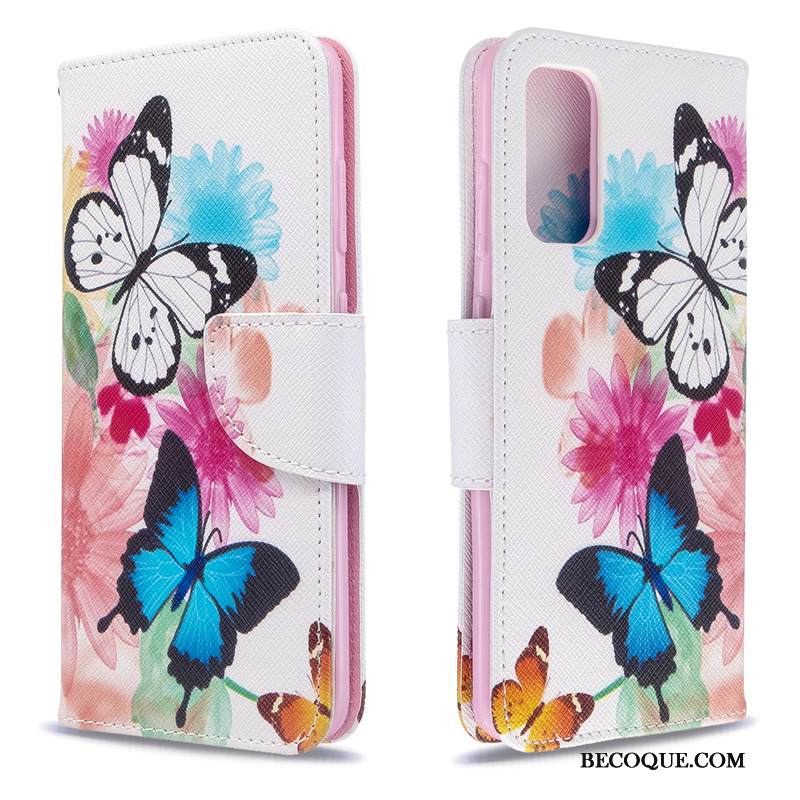 Kuori Samsung Galaxy S20+ Tuki Puhelimen Kuoret Musta, Kotelo Samsung Galaxy S20+ Nahka