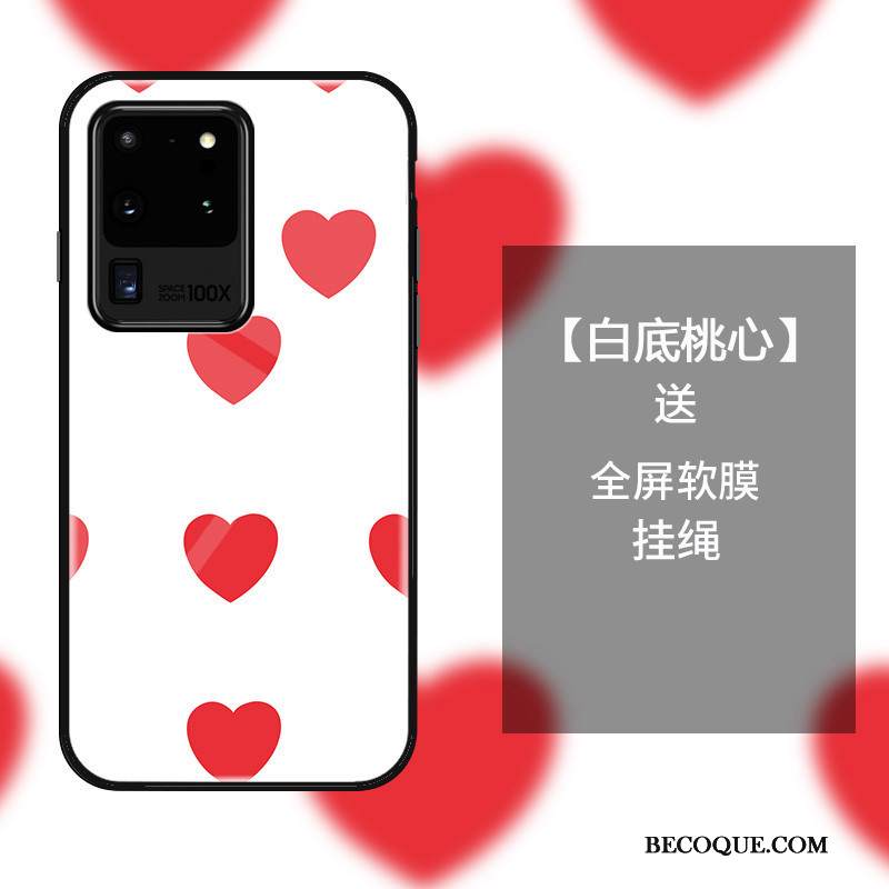 Kuori Samsung Galaxy S20 Ultra Laukut Lasi Murtumaton, Kotelo Samsung Galaxy S20 Ultra Suojaus Persoonallisuus Yksinkertainen