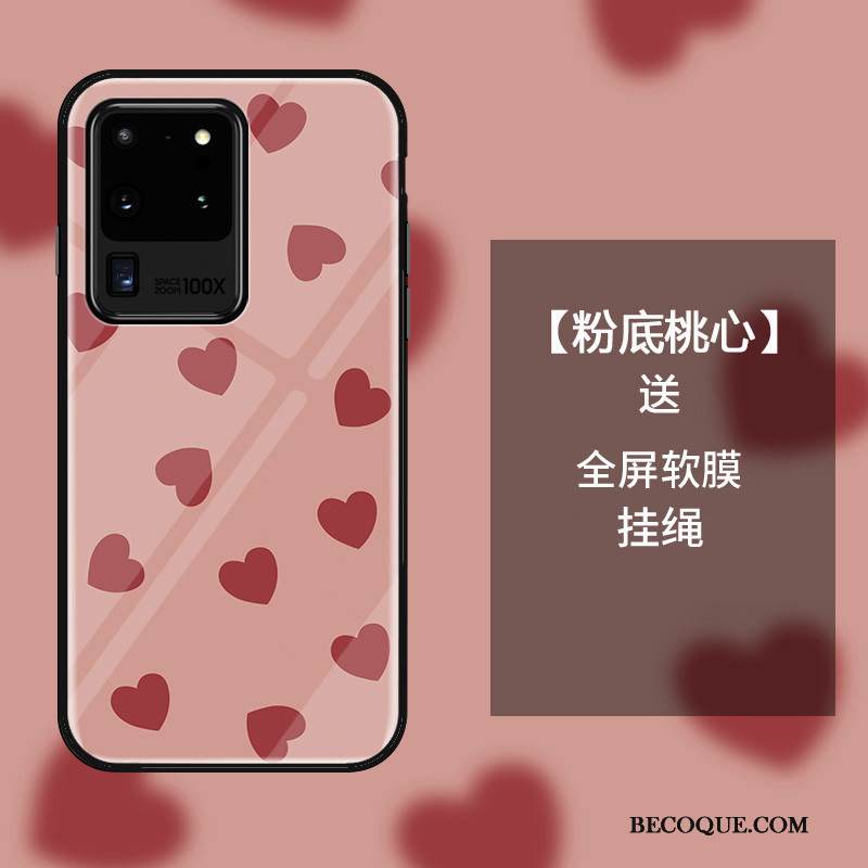 Kuori Samsung Galaxy S20 Ultra Laukut Lasi Murtumaton, Kotelo Samsung Galaxy S20 Ultra Suojaus Persoonallisuus Yksinkertainen