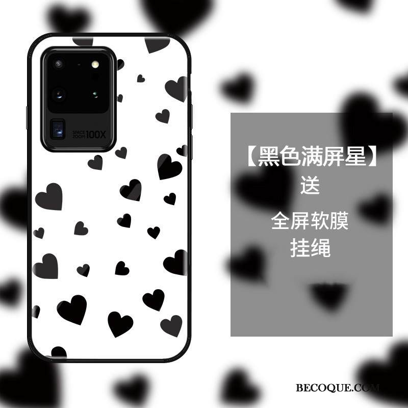 Kuori Samsung Galaxy S20 Ultra Laukut Lasi Murtumaton, Kotelo Samsung Galaxy S20 Ultra Suojaus Persoonallisuus Yksinkertainen