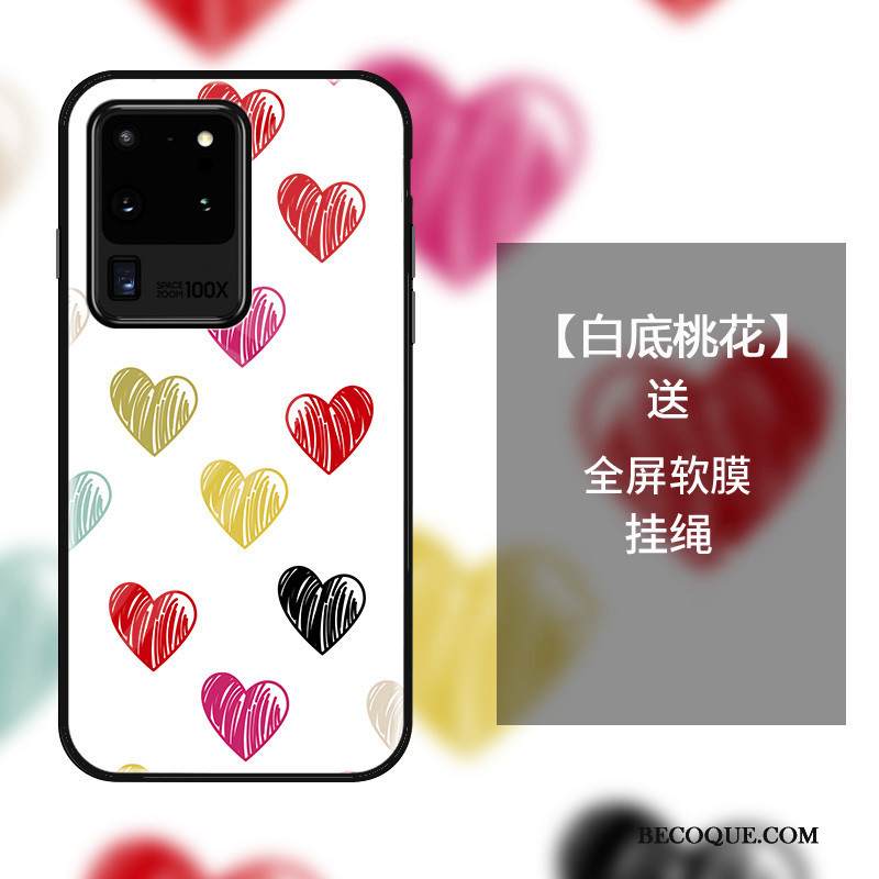 Kuori Samsung Galaxy S20 Ultra Laukut Lasi Murtumaton, Kotelo Samsung Galaxy S20 Ultra Suojaus Persoonallisuus Yksinkertainen