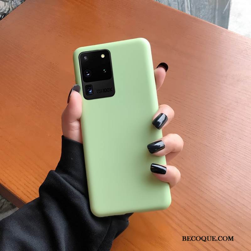 Kuori Samsung Galaxy S20 Ultra Laukut Yksinkertainen Tavallinen, Kotelo Samsung Galaxy S20 Ultra Pehmeä Neste Murtumaton Puhelimen Kuoret
