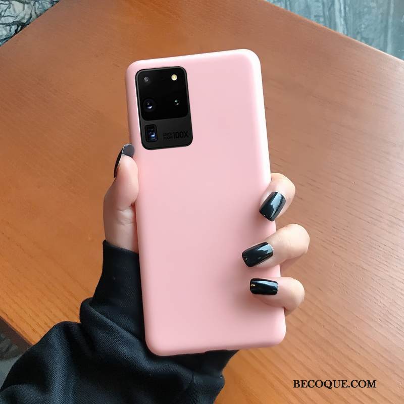 Kuori Samsung Galaxy S20 Ultra Laukut Yksinkertainen Tavallinen, Kotelo Samsung Galaxy S20 Ultra Pehmeä Neste Murtumaton Puhelimen Kuoret