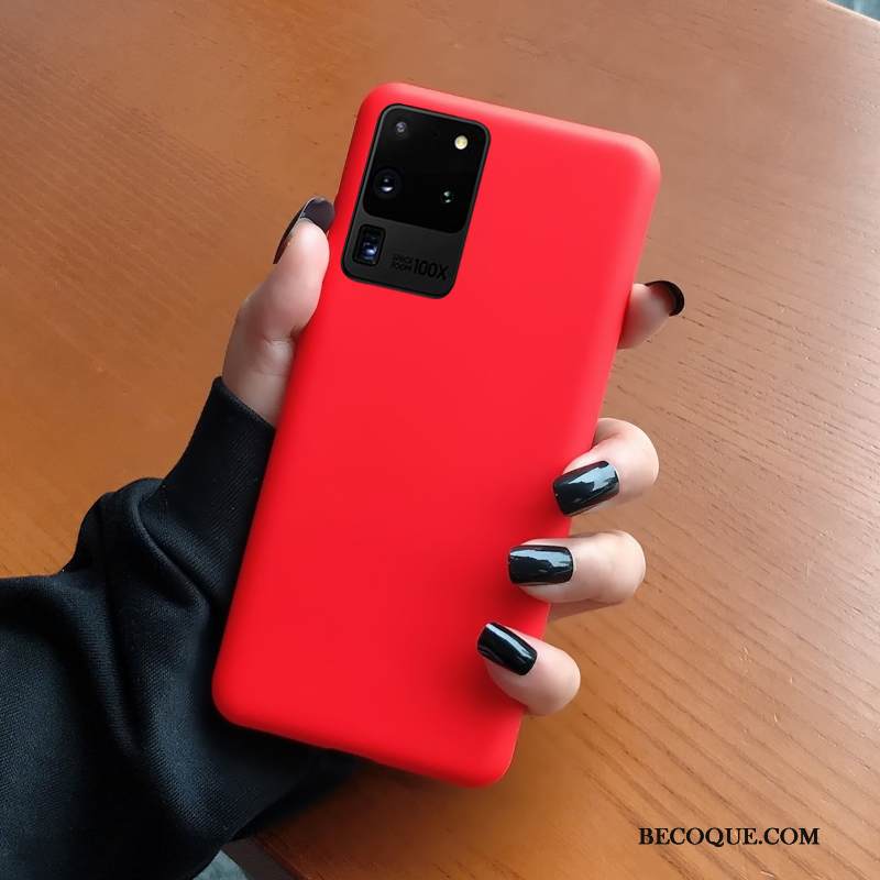 Kuori Samsung Galaxy S20 Ultra Laukut Yksinkertainen Tavallinen, Kotelo Samsung Galaxy S20 Ultra Pehmeä Neste Murtumaton Puhelimen Kuoret