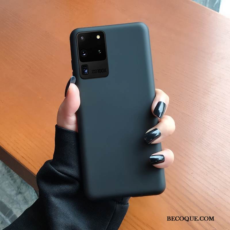 Kuori Samsung Galaxy S20 Ultra Laukut Yksinkertainen Tavallinen, Kotelo Samsung Galaxy S20 Ultra Pehmeä Neste Murtumaton Puhelimen Kuoret