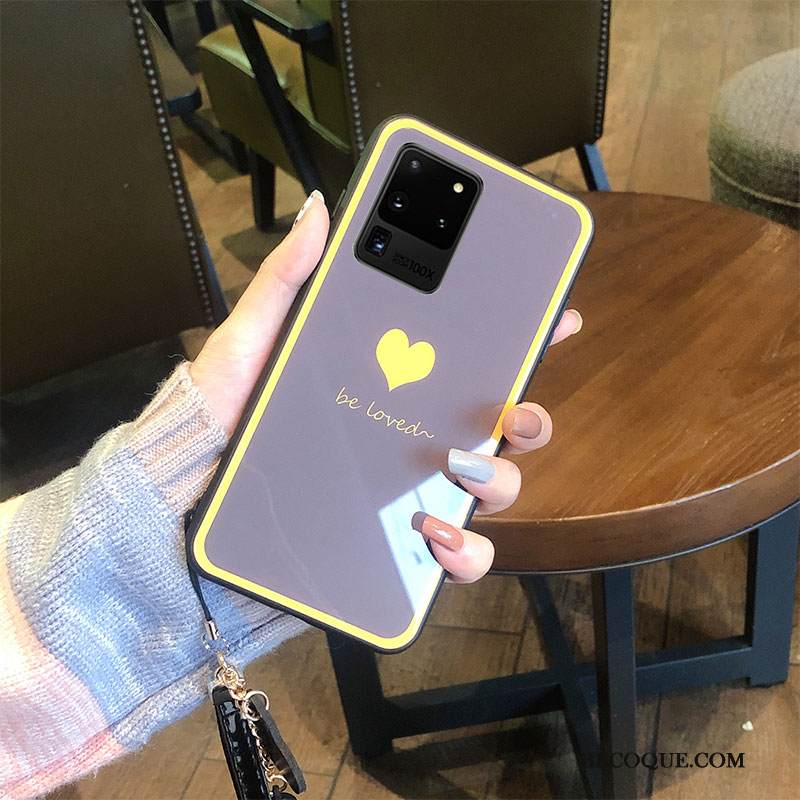 Kuori Samsung Galaxy S20 Ultra Luova Harmaa Net Red, Kotelo Samsung Galaxy S20 Ultra Suojaus Peili Tuuli