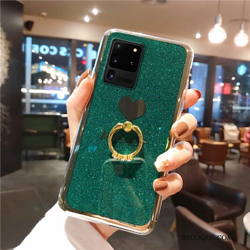 Kuori Samsung Galaxy S20 Ultra Luova Jauhe Murtumaton, Kotelo Samsung Galaxy S20 Ultra Pehmeä Neste Ultra Net Red