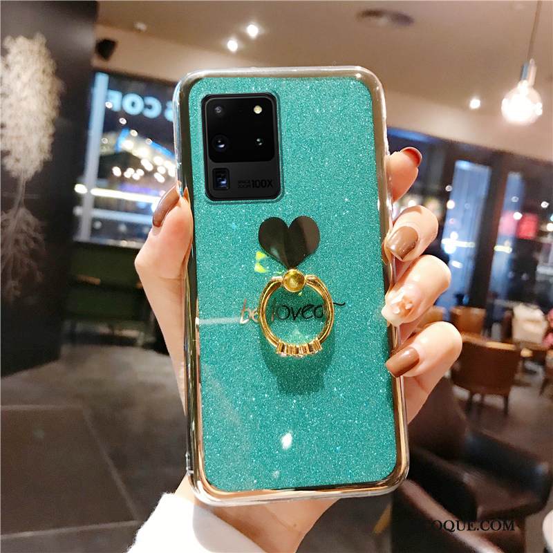 Kuori Samsung Galaxy S20 Ultra Luova Jauhe Murtumaton, Kotelo Samsung Galaxy S20 Ultra Pehmeä Neste Ultra Net Red