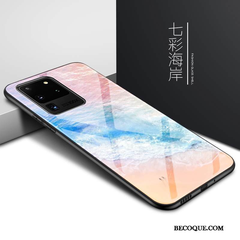 Kuori Samsung Galaxy S20 Ultra Luova Sininen Trendi, Kotelo Samsung Galaxy S20 Ultra Laukut Puhelimen Kuoret Persoonallisuus