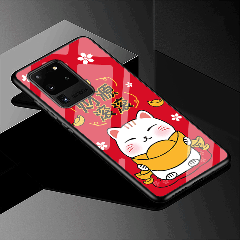 Kuori Samsung Galaxy S20 Ultra Pehmeä Neste Lasi Tide-brändi, Kotelo Samsung Galaxy S20 Ultra Suojaus Rikkaus Persoonallisuus